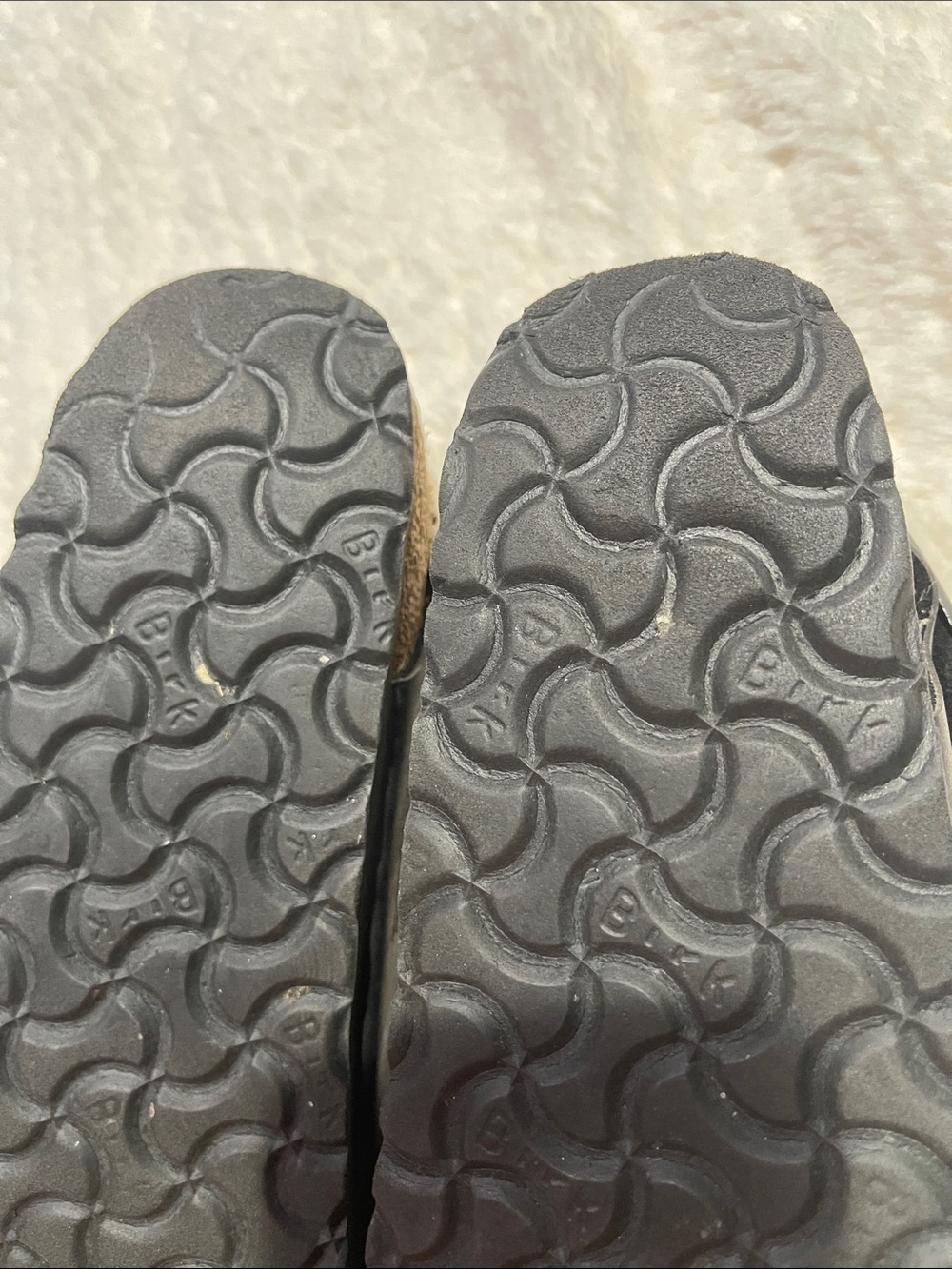 Birkenstock Black Double-Strap Cork Footbed Sandals - Picture 4 of 8